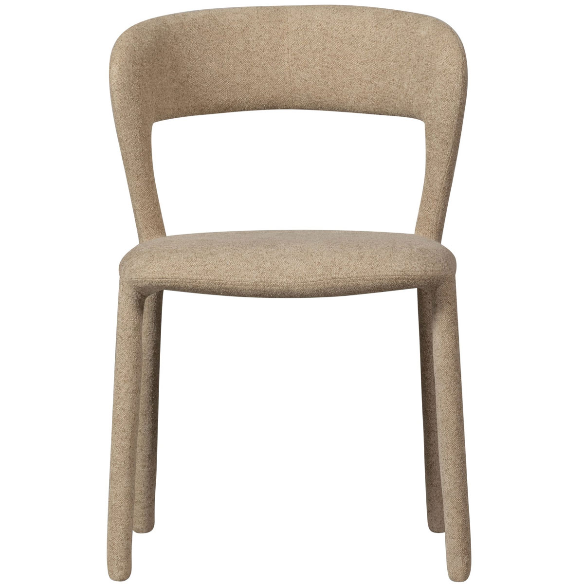 woood Esszimmerstuhl Stuhl NOBLE Webstoff sand