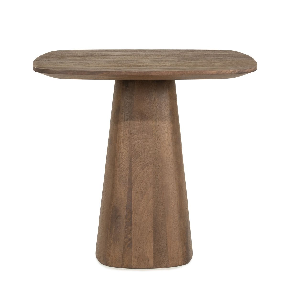 Esstisch Aron quadratisch 80 x 80 cm Mango Massivholz braun