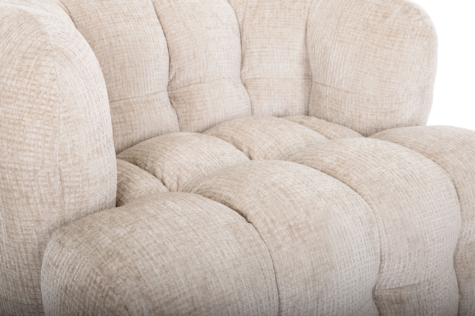 Lounge Sessel Mars Chenille natur Relaxsessel
