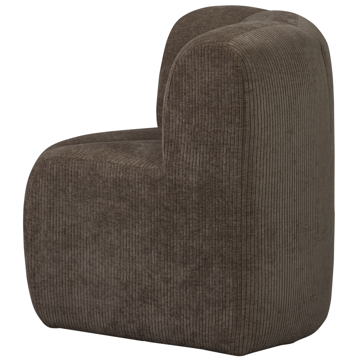 Esszimmerbank Eckbank MOJO Eck Element Cord Stoffbezug braun