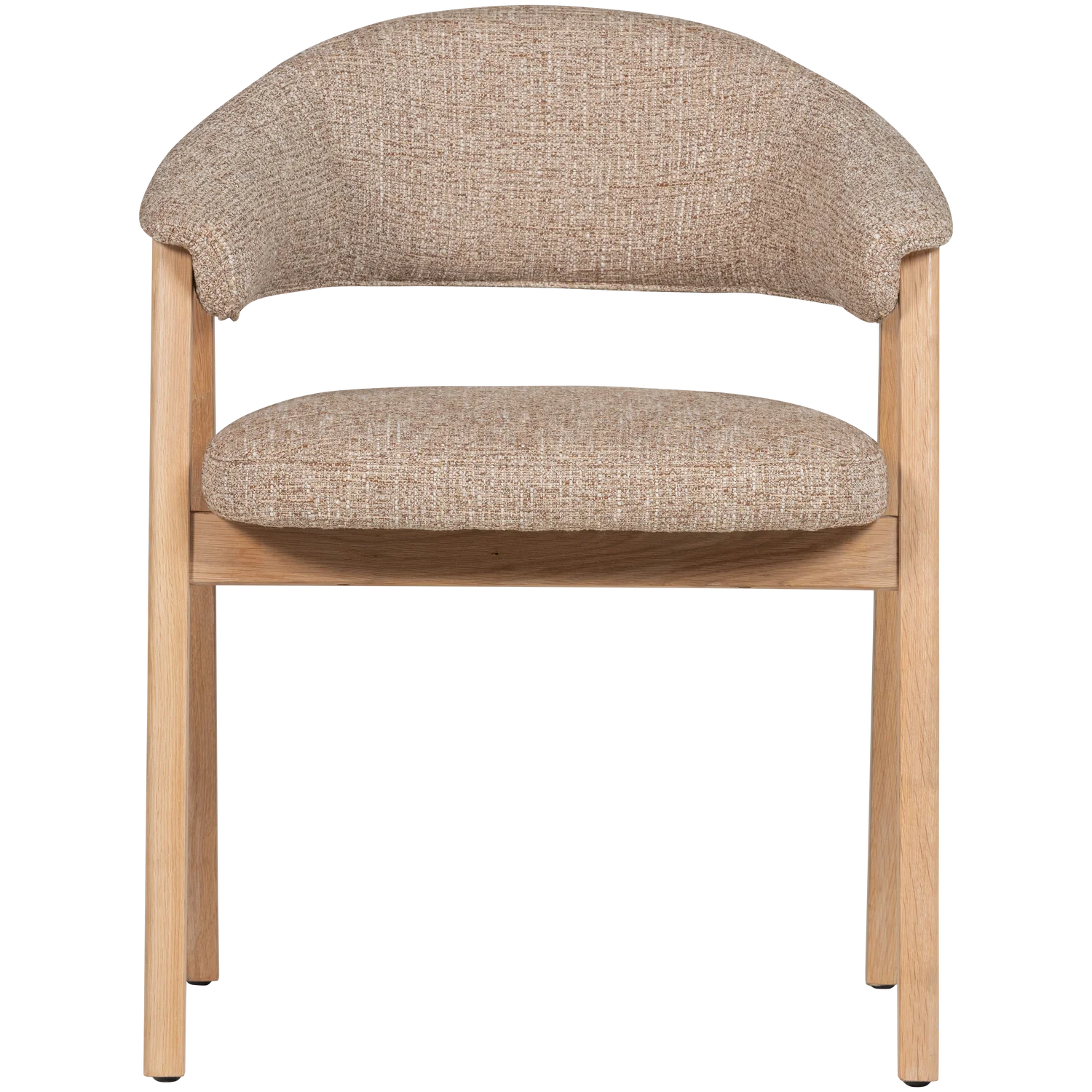 Armlehnstuhl TUNAR Eichenholz Stoff natur