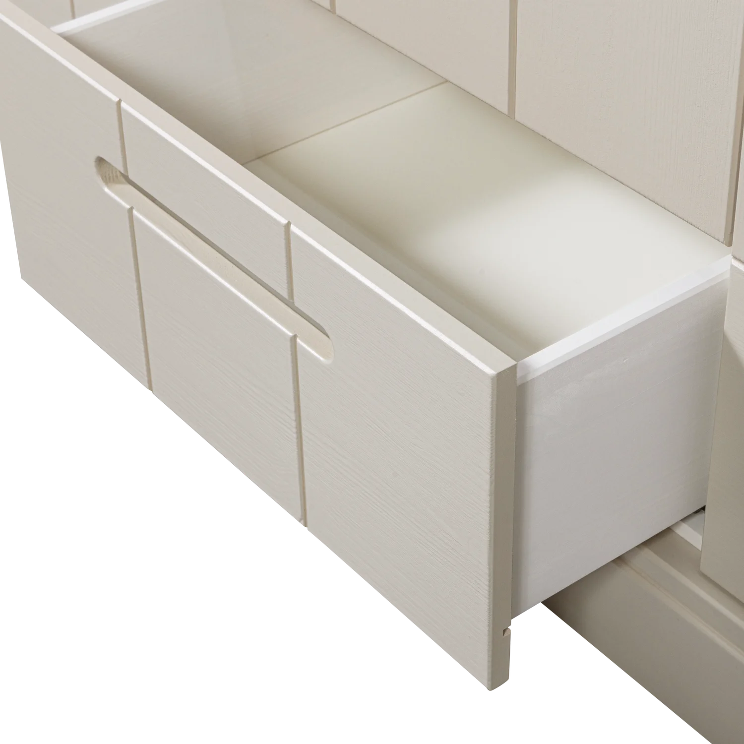 Kleiderschrank Schrank 140 cm CONNECT Kiefer staubgrau