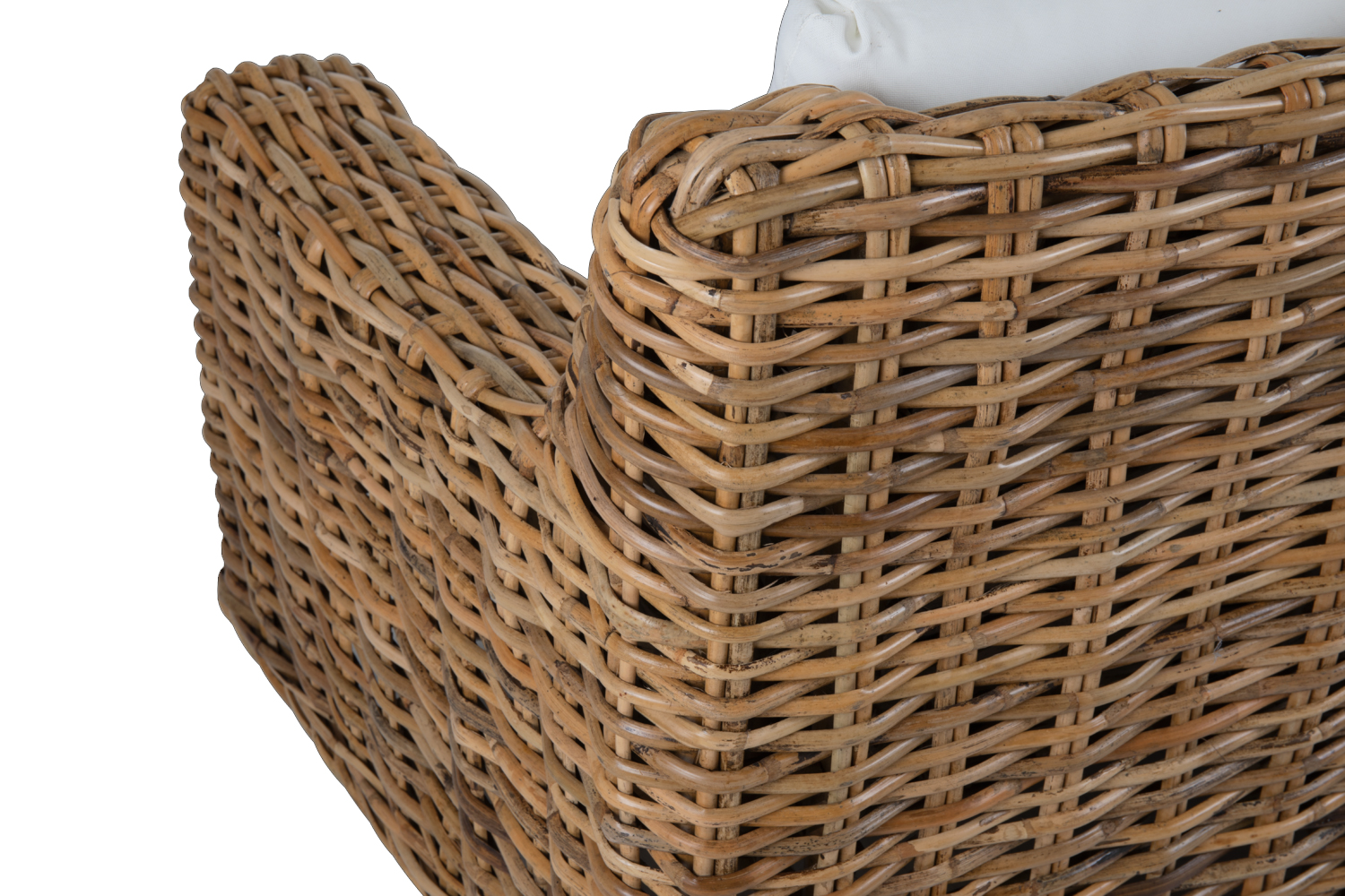 Gartensessel Rossvik Lounge Chair Armlehne Polyrattan incl. Polsterung