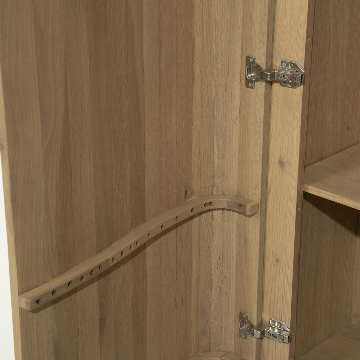 Highboard Josh mit 2 Türen Eiche Holz Furnier hellbraun