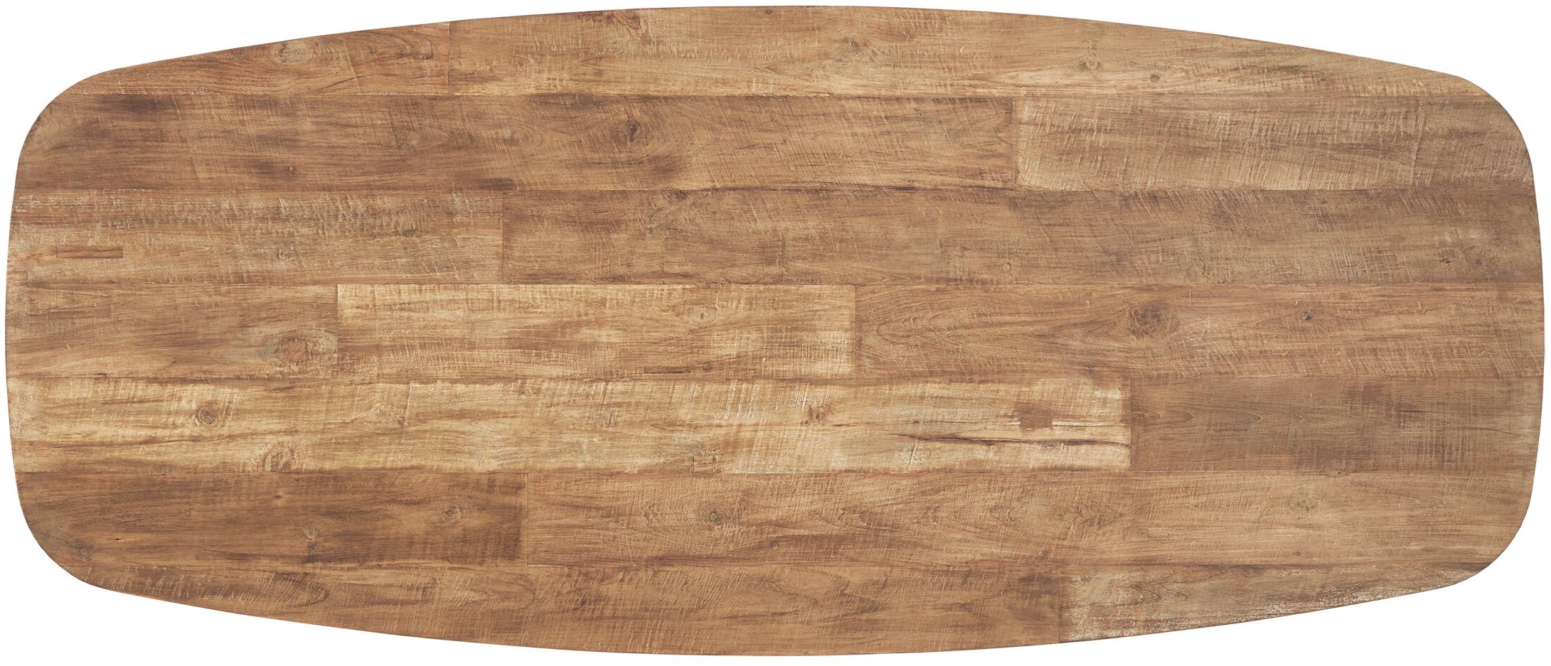 Esstisch Evo oval 260 x 110 cm recyceltes Teakholz