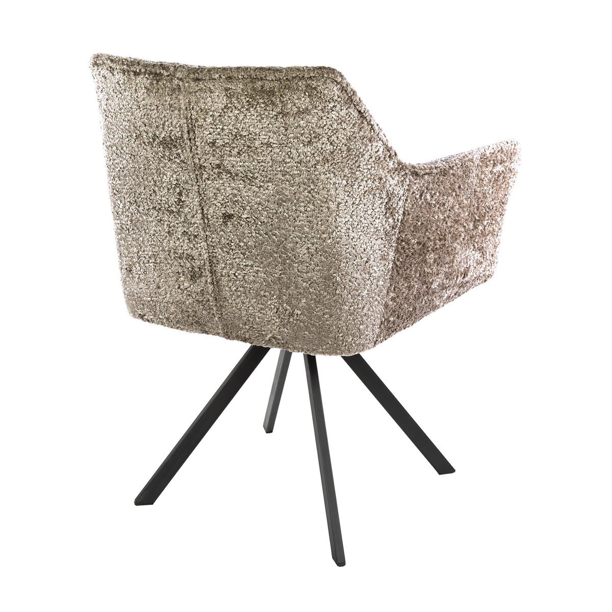 2er Set Armlehnstuhl Fino drehbar Savelle sandfarben