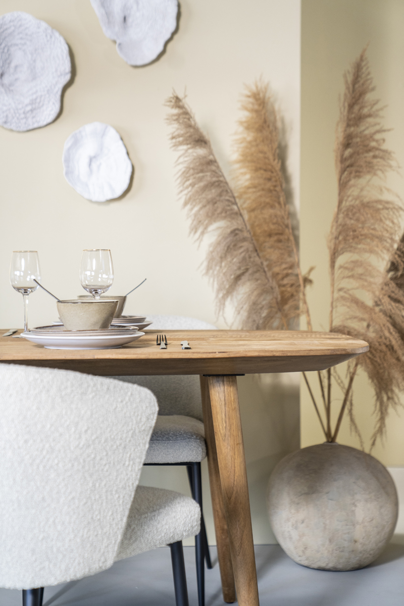 Esstisch TALASSUM 300 x 100 cm recyceltes Teakholz