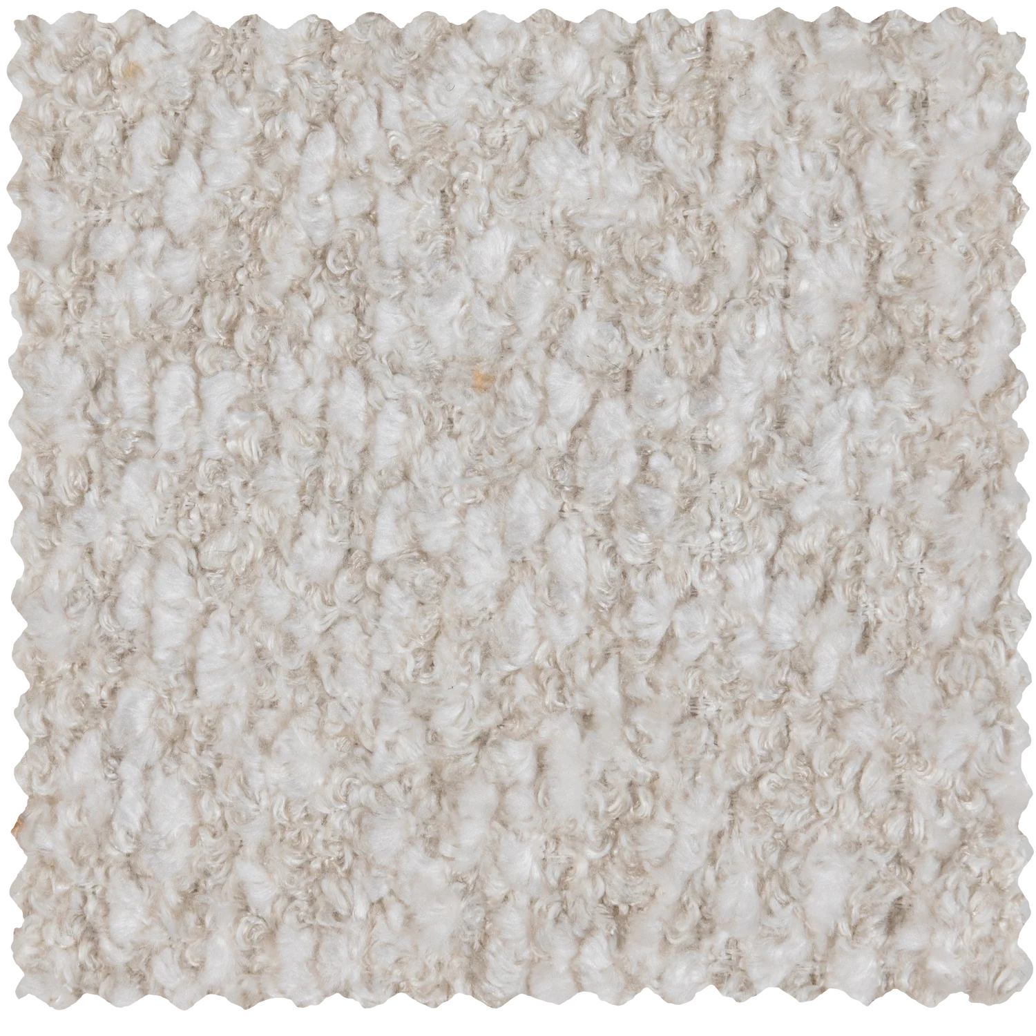 Esszimmerbank Hocker MOJO 164 cm Chenille Wolle ecru