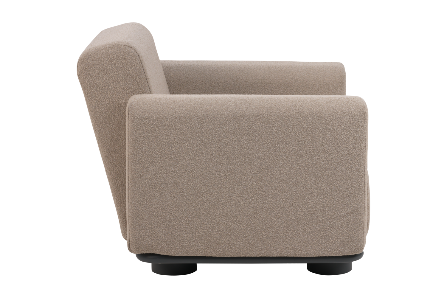 Gartensessel Lounge Sessel  Bolster Teddy beige
