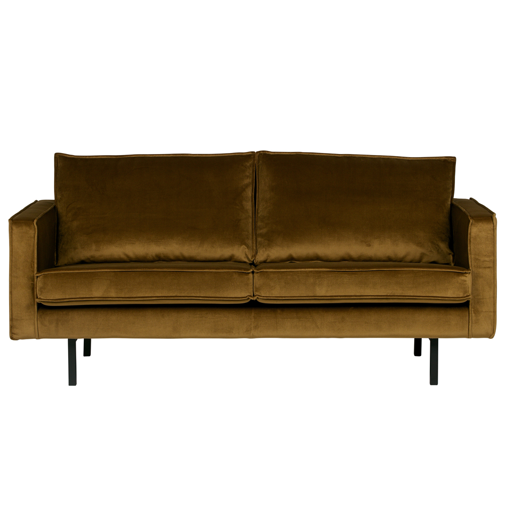 2,5 Sitzer Sofa RODEO Samt honiggelb Couch Loungesofa Garnitur Couchgarnitur