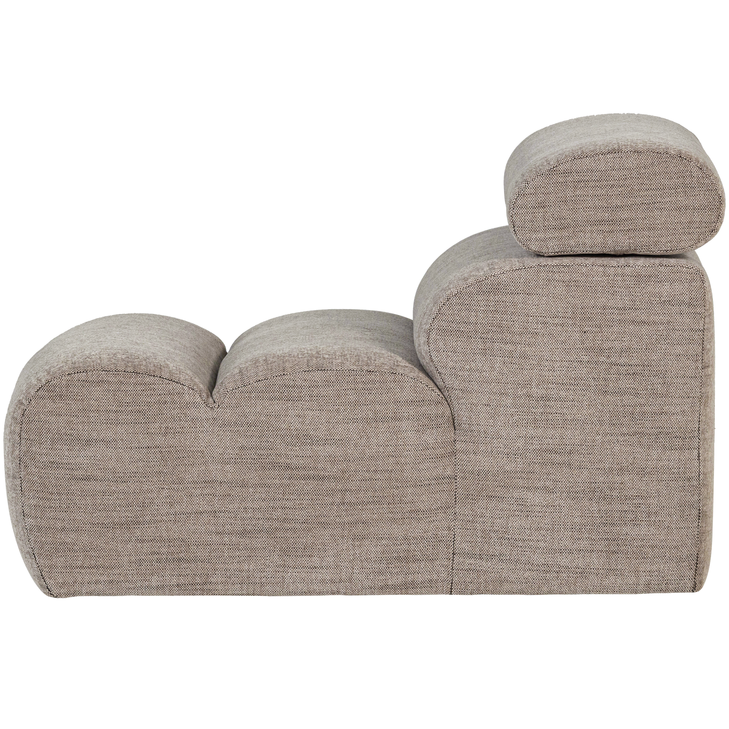 Sofaelement NOVI 82 cm Element Webstoff natur melange