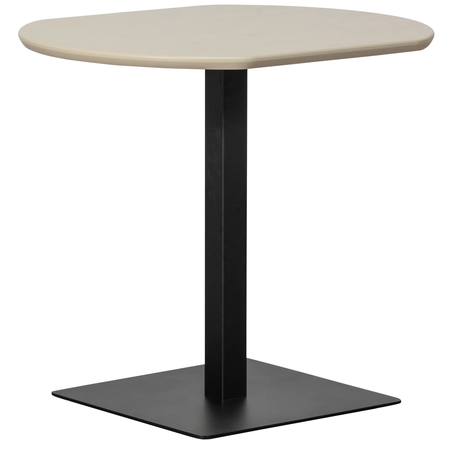 Bistrotisch Esstisch ENDE 79 x 67 cm Eiche massiv dakargrau