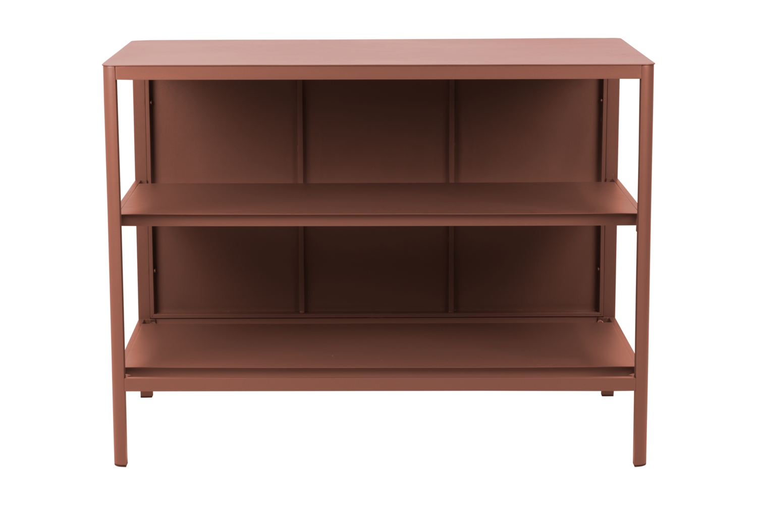 Outdoor Küche Kelia Modul offenes Element 121 cm Aluminium Zin rot