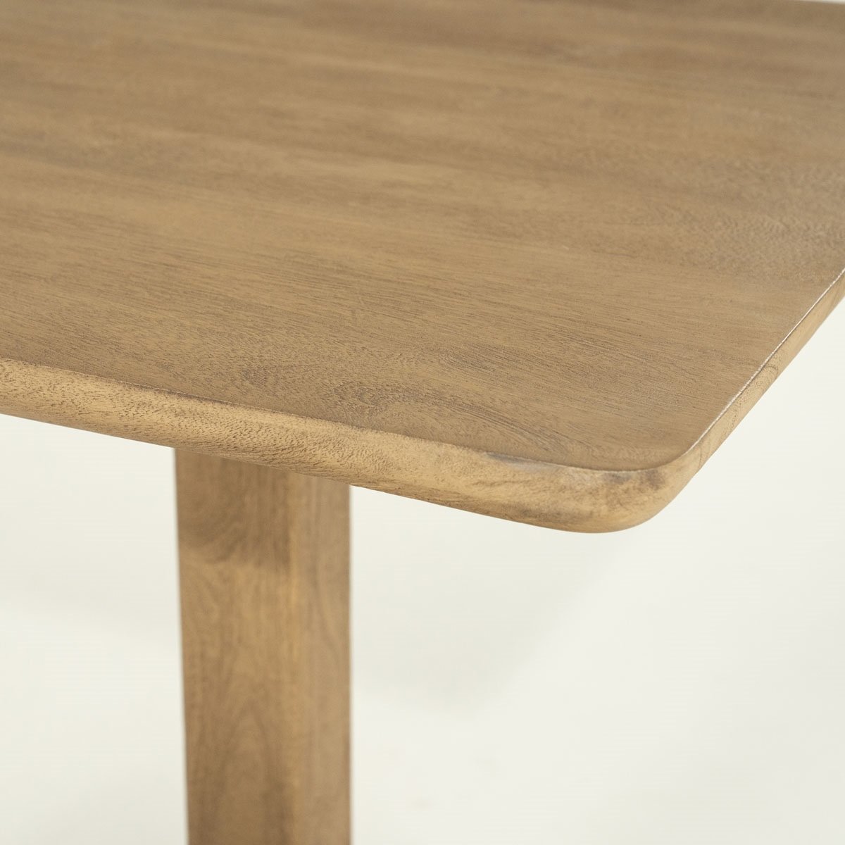 Bistrotisch Florent quadratisch 70 x 70 cm Mango Massivholz brauntöne