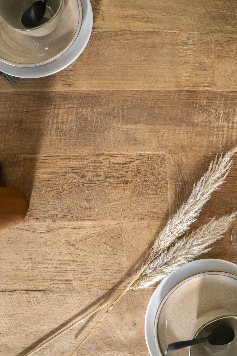 Esstisch TALASSUM 300 x 100 cm recyceltes Teakholz