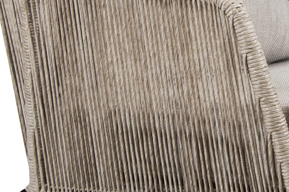 Gartensessel MIDWAY Kunstrattan beige Gartenstuhl