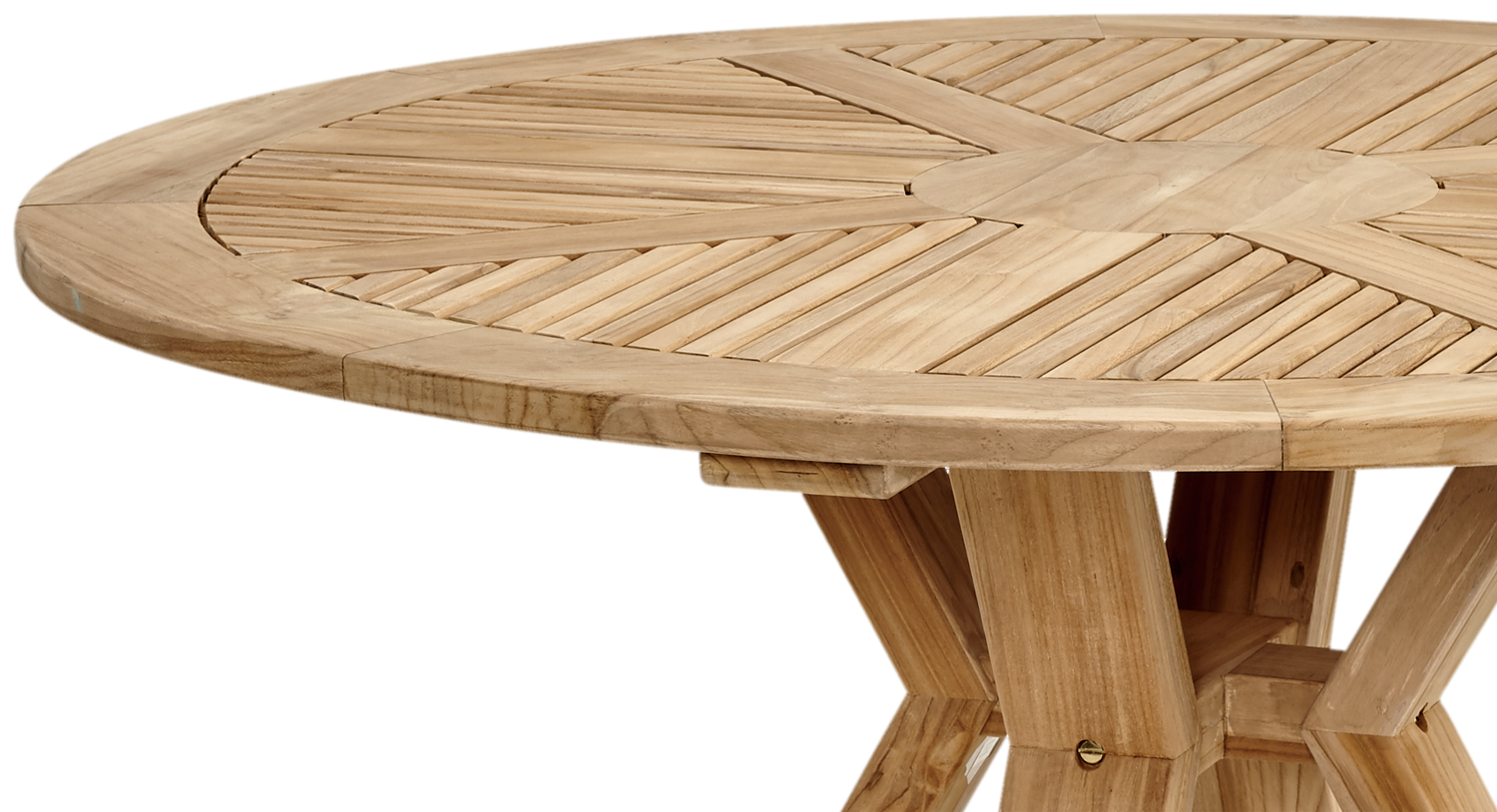 Gartentisch Circus Ø 130 cm rund Esstisch Teakholz