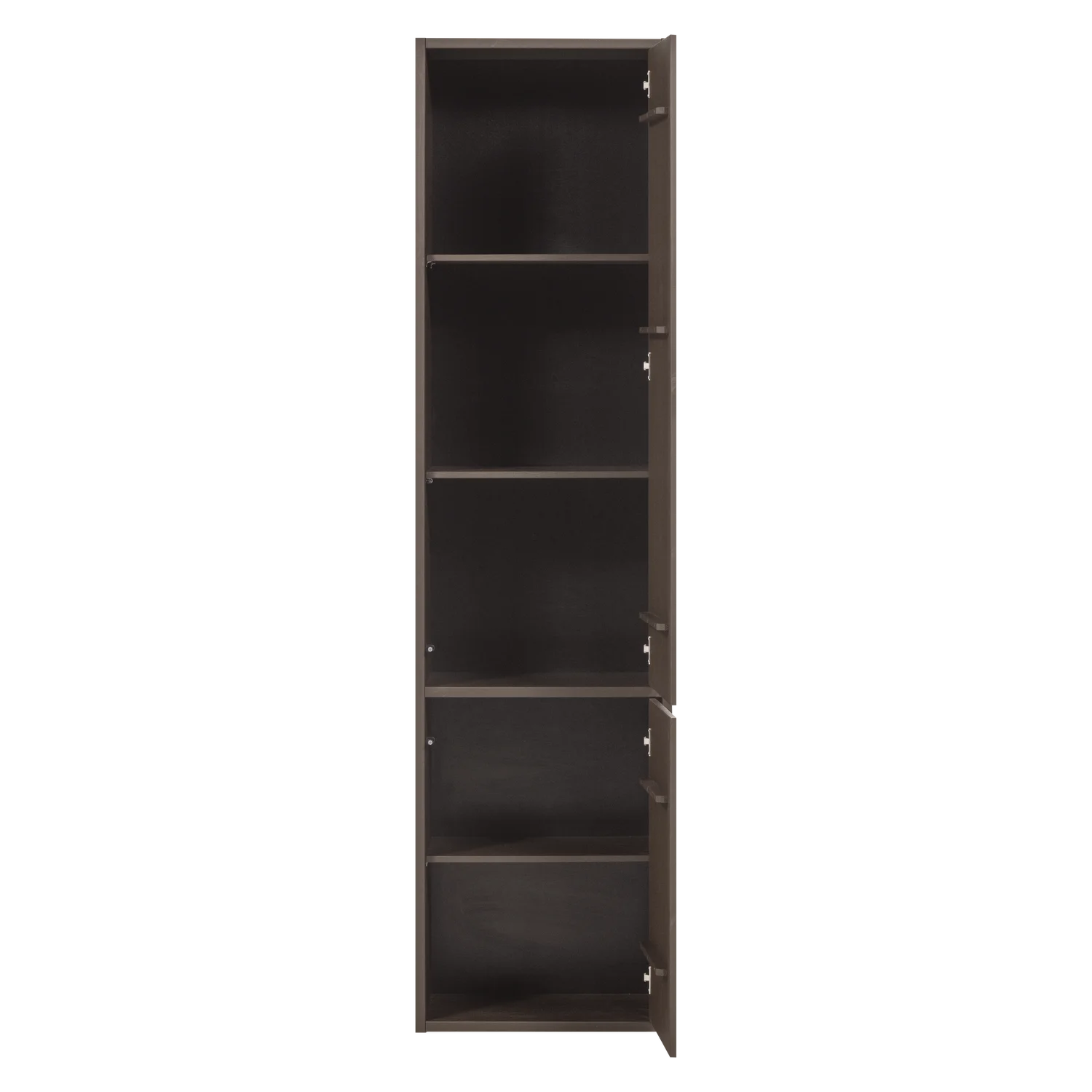 Schrank MEGGY schmal 55 cm Holzschrank Kiefer Massiv mittelbraun