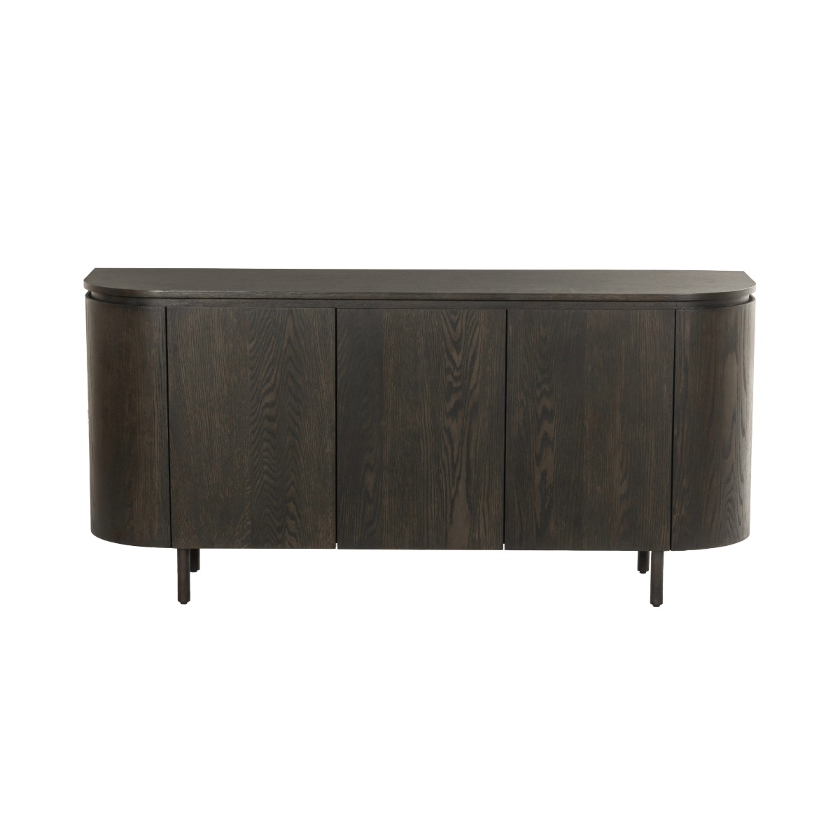 Kommode Tobago 170 cm Eiche Furnier Espresso Sideboard Schrank