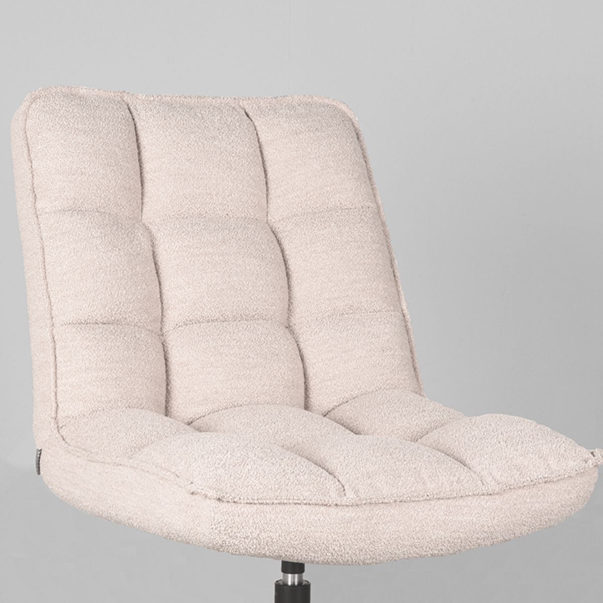 Sessel FENCO drehbar Boulé Stoff beige