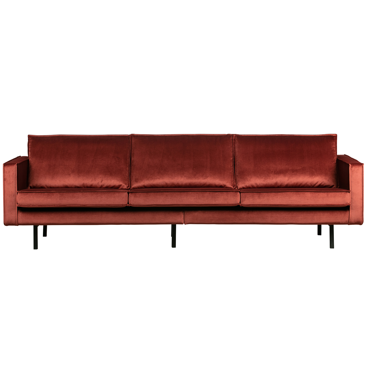 3 Sitzer Sofa RODEO Samt Kastanie