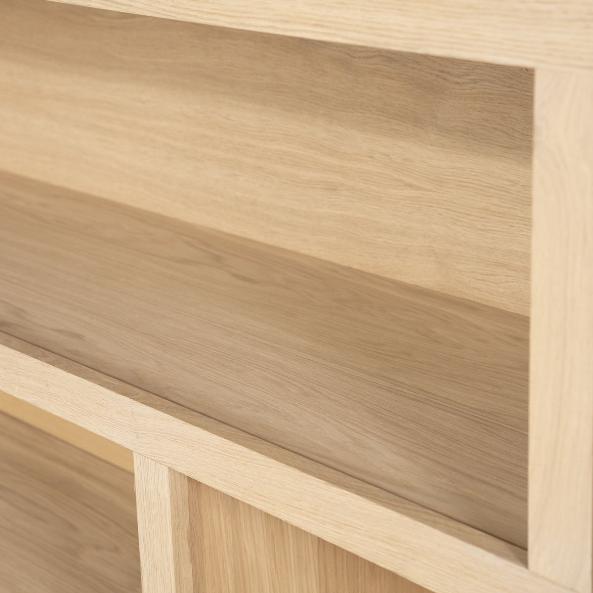 Schrank Bücherschrank Helsinki B 200 cm Brauntöne Eiche