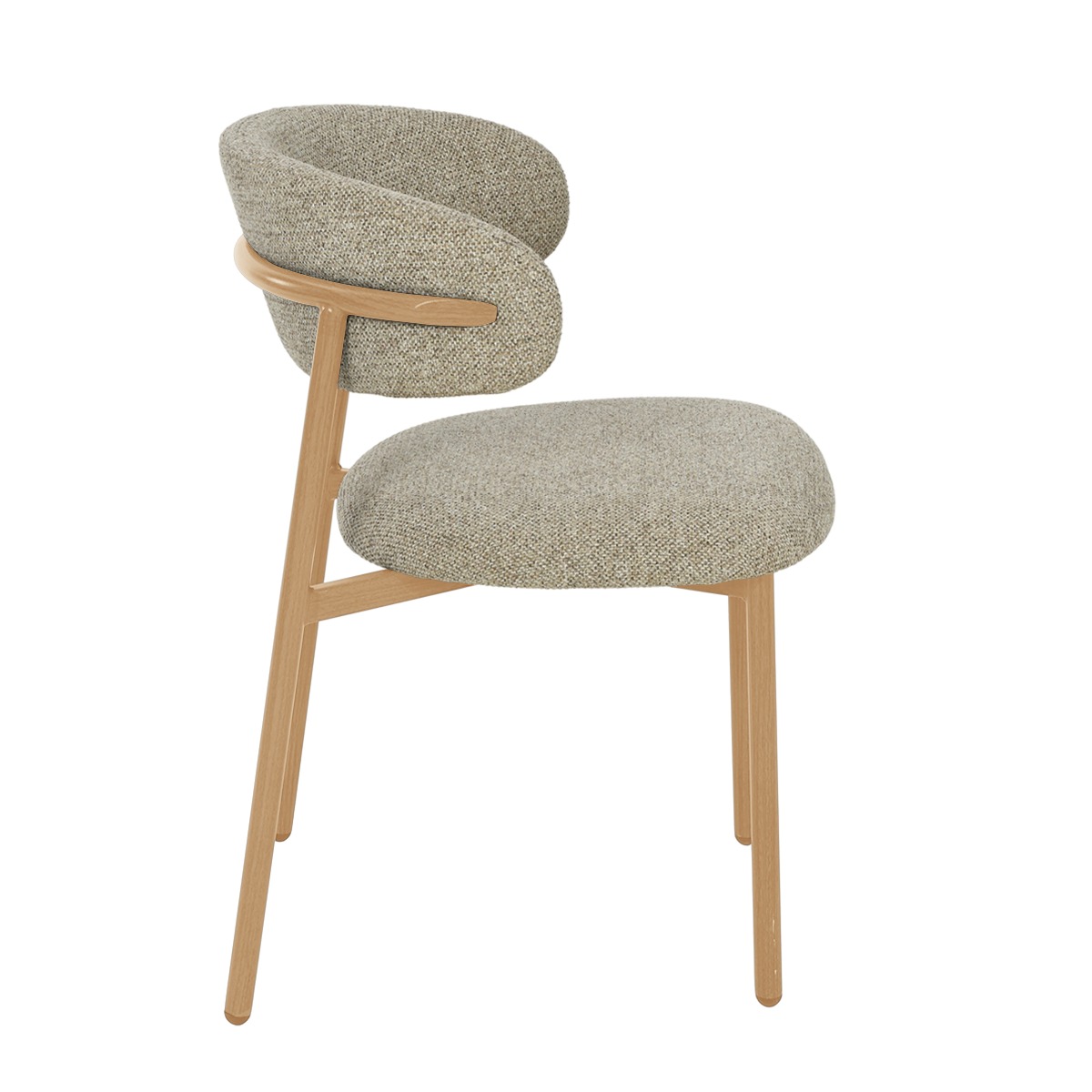 Esszimmerstuhl Micah Stuhl Stoff Hush beige