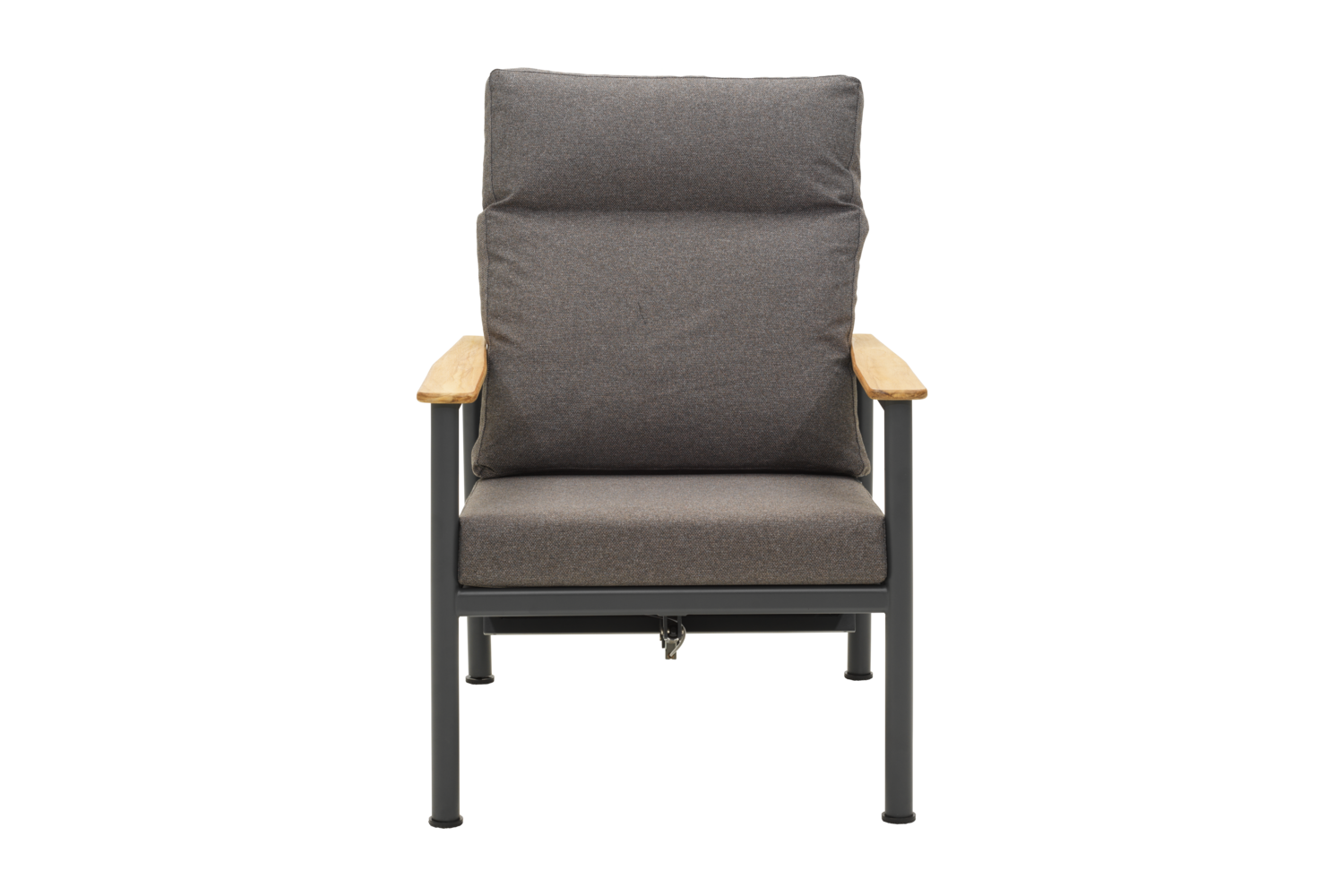 Gartensessel Gartenstuhl Gordon Soft Dawn mit Kissen Aluminium anthrazit