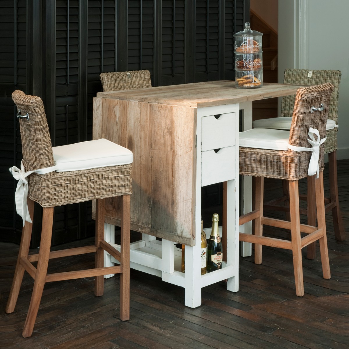 Rivièra Maison Wooster Street Bartisch ausziehbar 50–180 cm