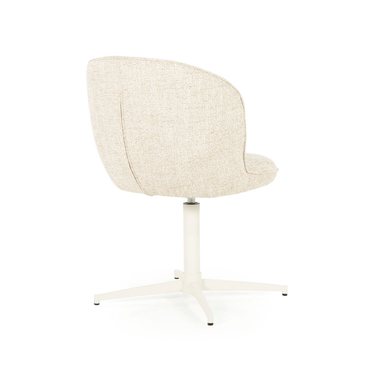 Esszimmerstuhl MOLLY drehbar Stoff beige Drehstuhl