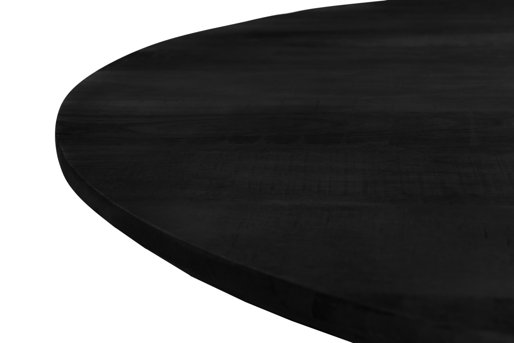 Esstisch Jesper rund Ø 120 cm Mangoholz schwarz