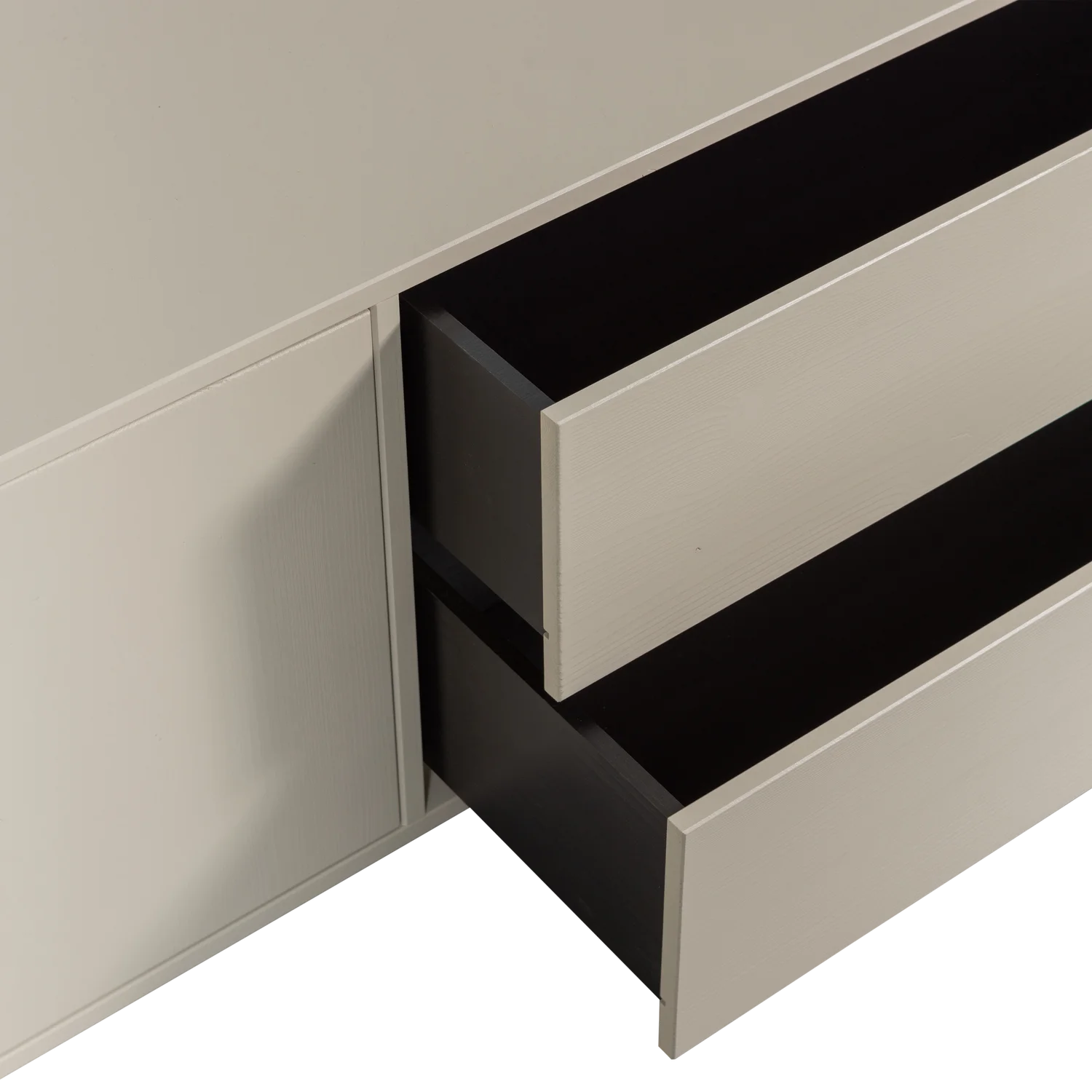 TV Möbel SETTLE DOWN 200 cm Kiefer Massiv staubgrau Lowboard