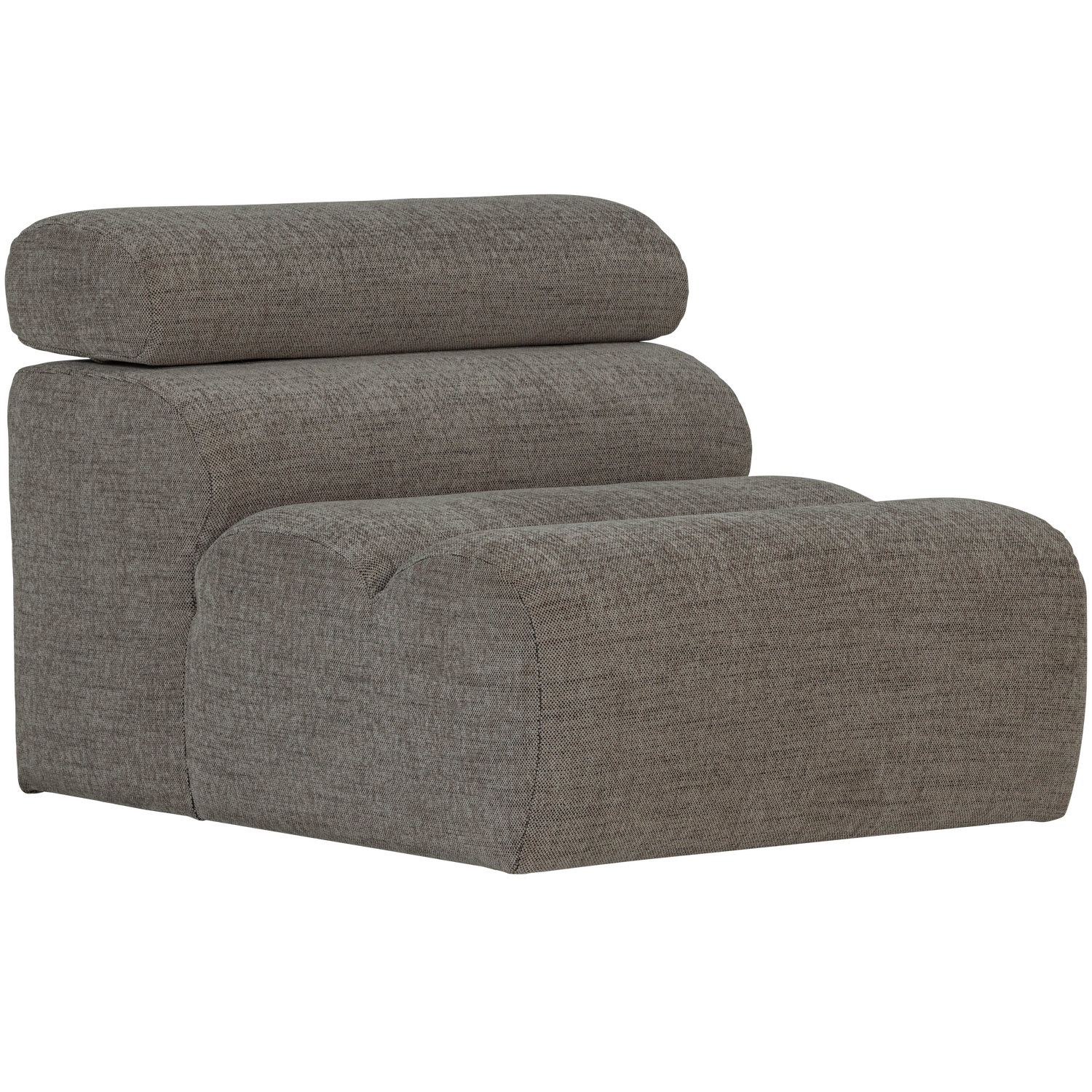 Sofaelement NOVI 82 cm Element Webstoff grau melange