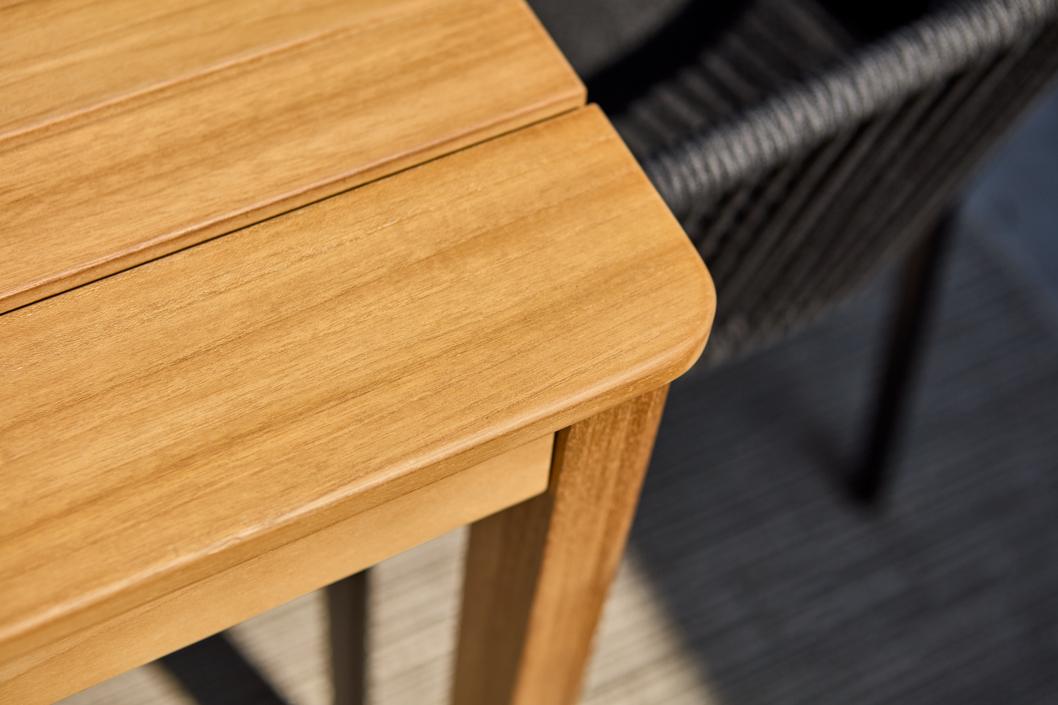 Gartentisch Joe 195 x 90 cm Teakholz natur