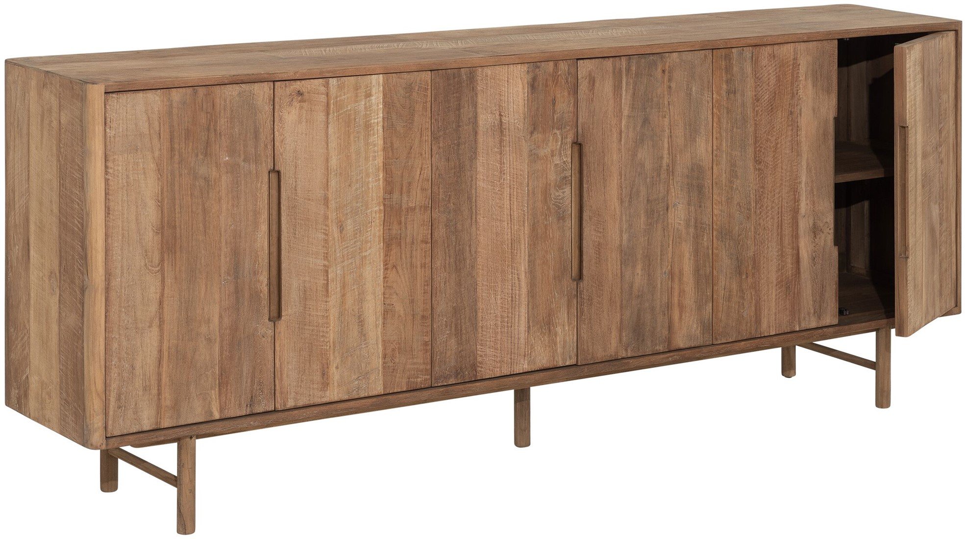 Sideboard Bliss 220 cm recyceltes Teakholz Kommode