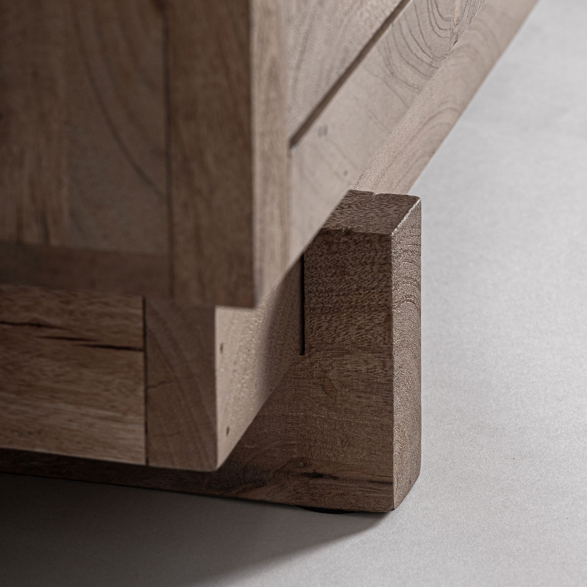 Sideboard GÀBIA 234 cm Mangoholz hellbraun Kommode