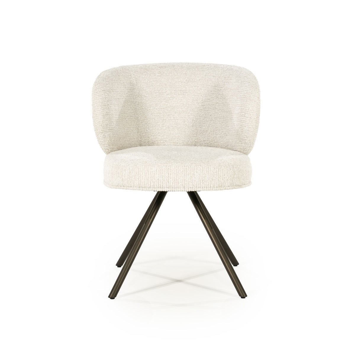 Esszimmerstuhl Jayson Drehstuhl Stoff beige