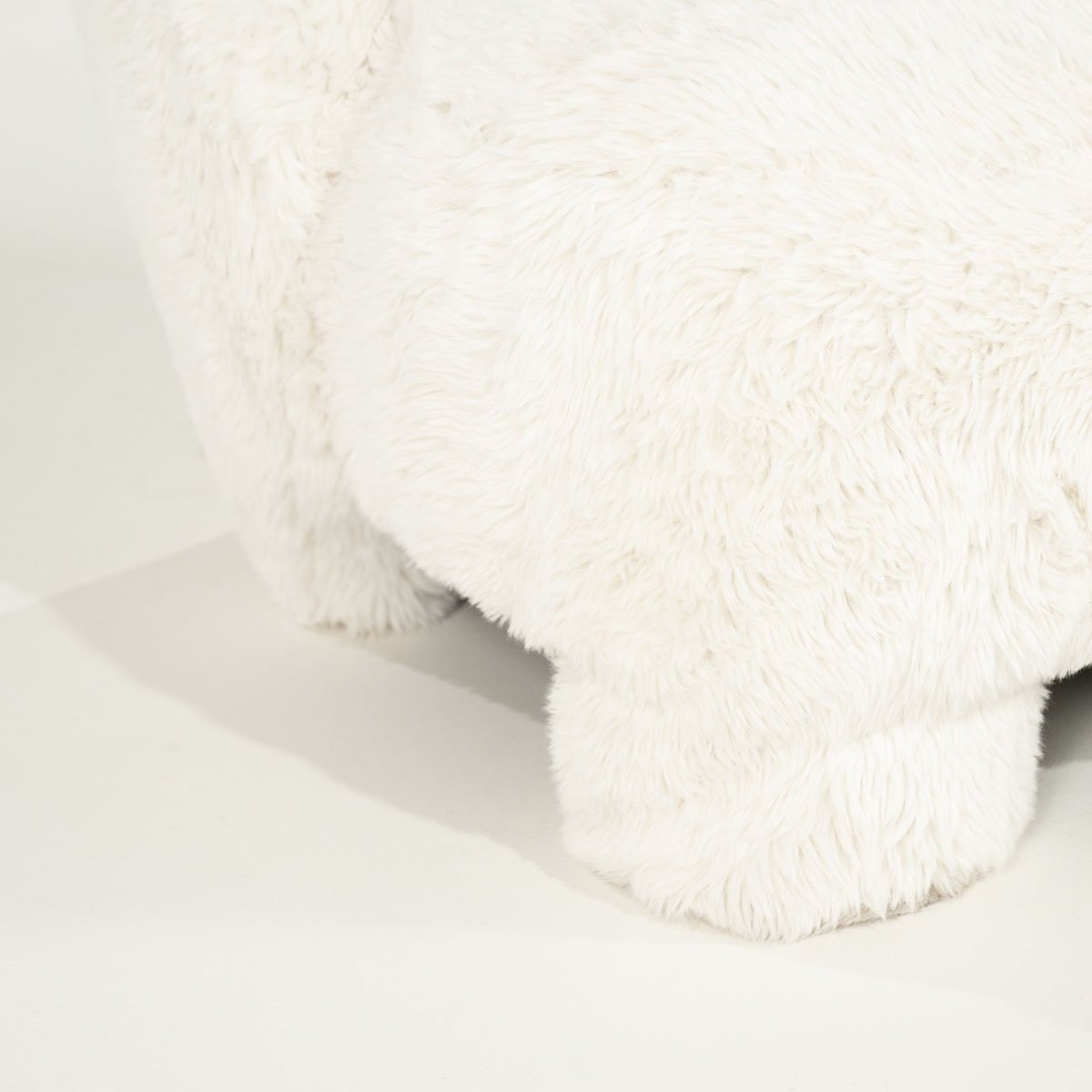 Sessel Samson Teddystoff beige Relaxsessel Fernsehsessel