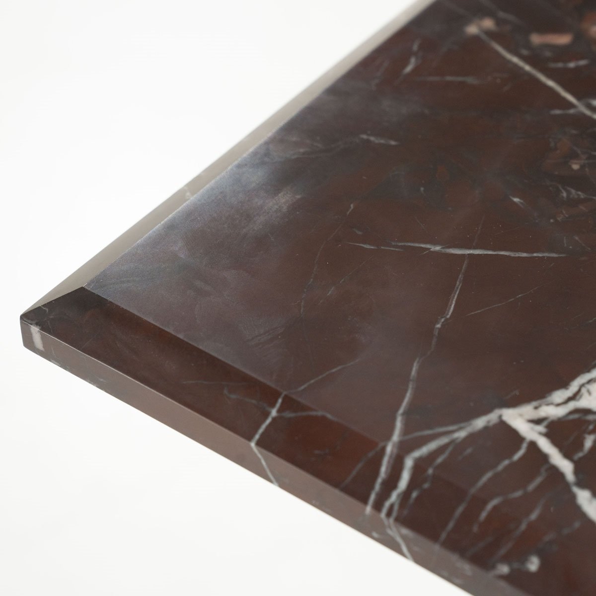 Beistelltisch Laptoptisch Mirage H 56 cm Marmor rot