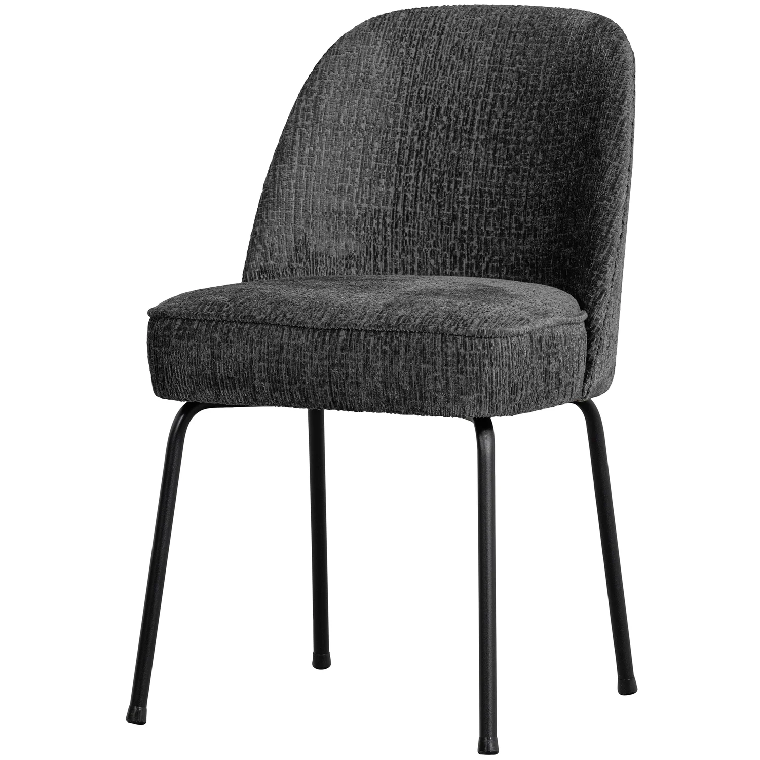 2er Set Esszimmerstuhl Vogue Struktur Samt mountain