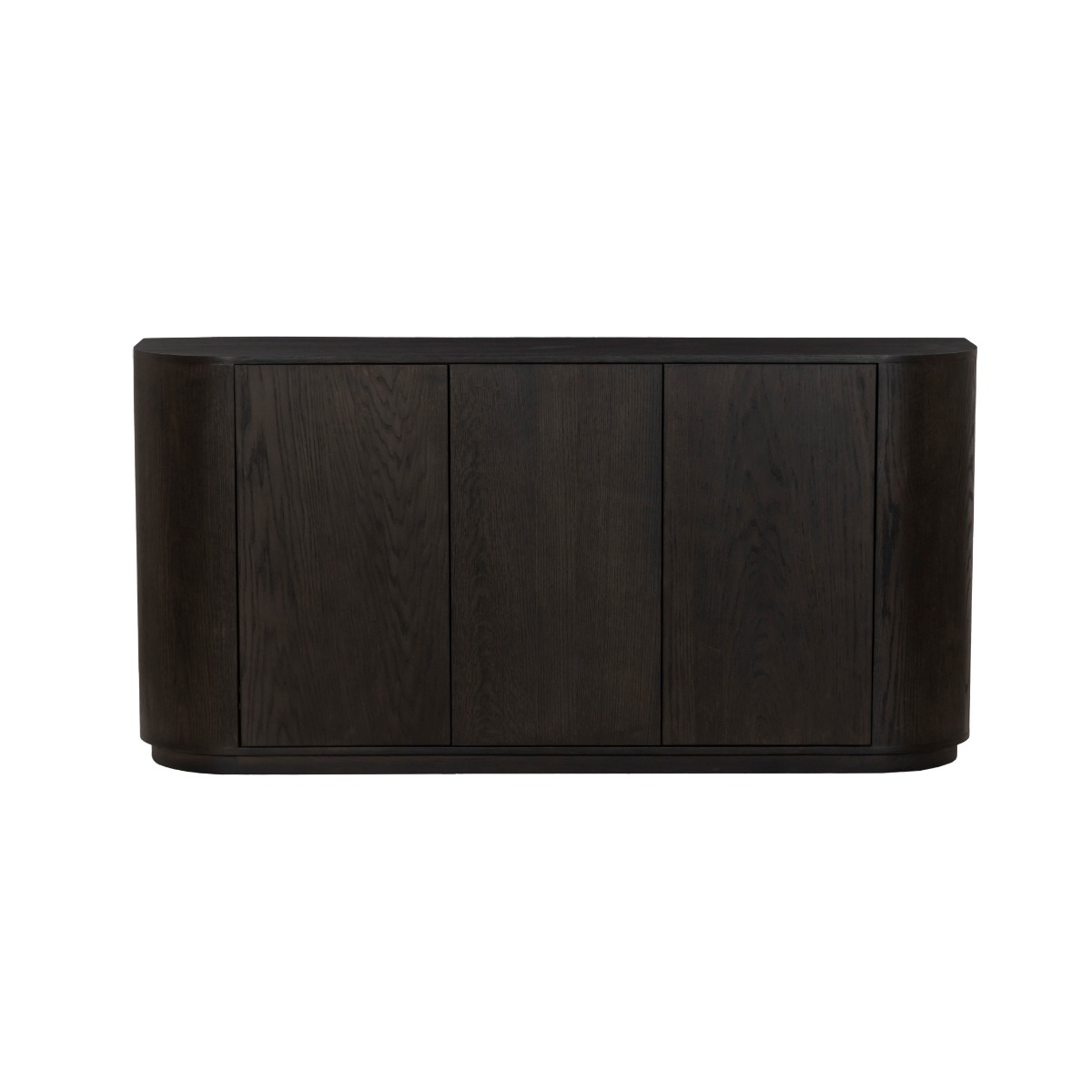 Sideboard Novero 170 cm Eichenholzfurnier Espresso braun Kommode