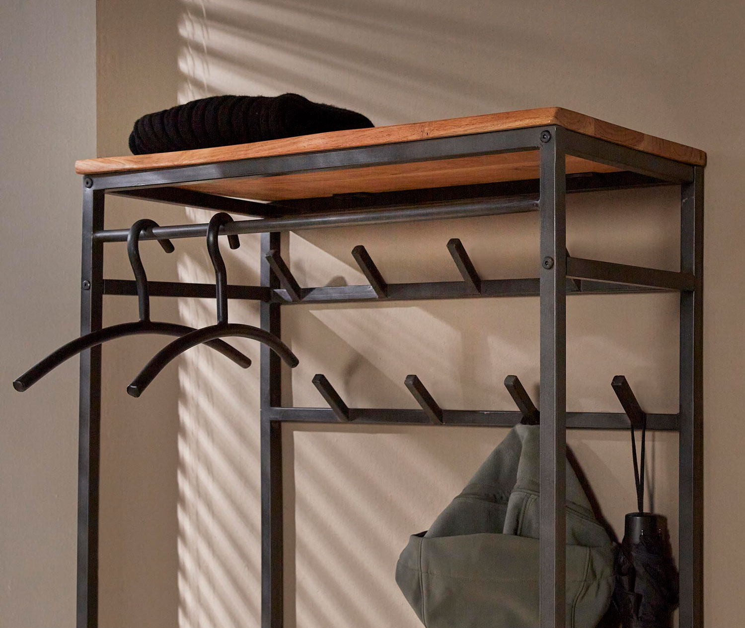 Garderobe Standgarderobe EDE B 70 cm Akazie