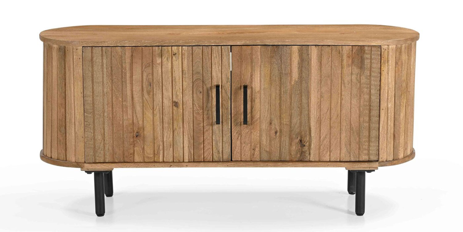 TV Lowboard JASMIN 120 cm Mango Holz natur