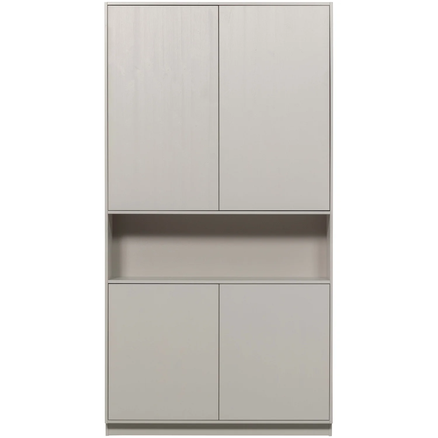 Buffetschrank Schrank Finca H 210 cm Schrank Kiefer nebelgrau