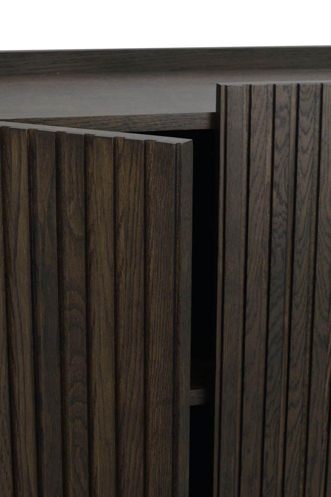 Highboard Schrank Küchenschrank Eiche braun