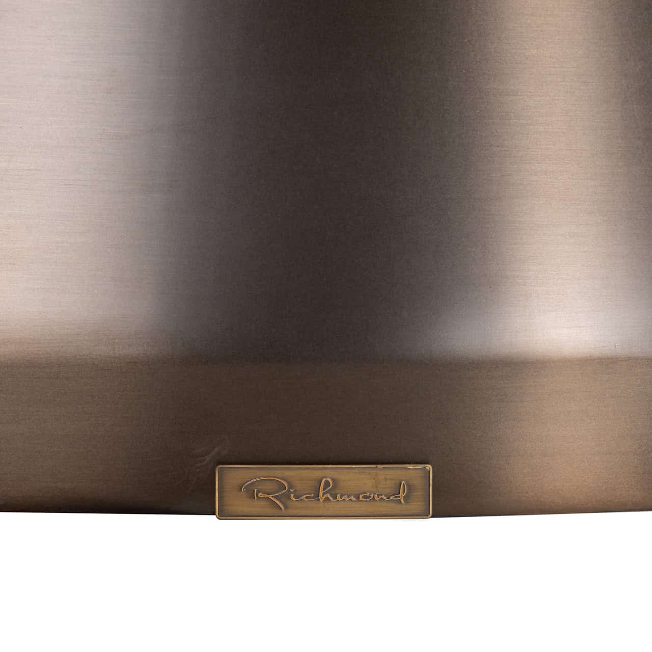 Esstisch Montgommery rund Ø 130 cm Faux Marmor Edelstahl