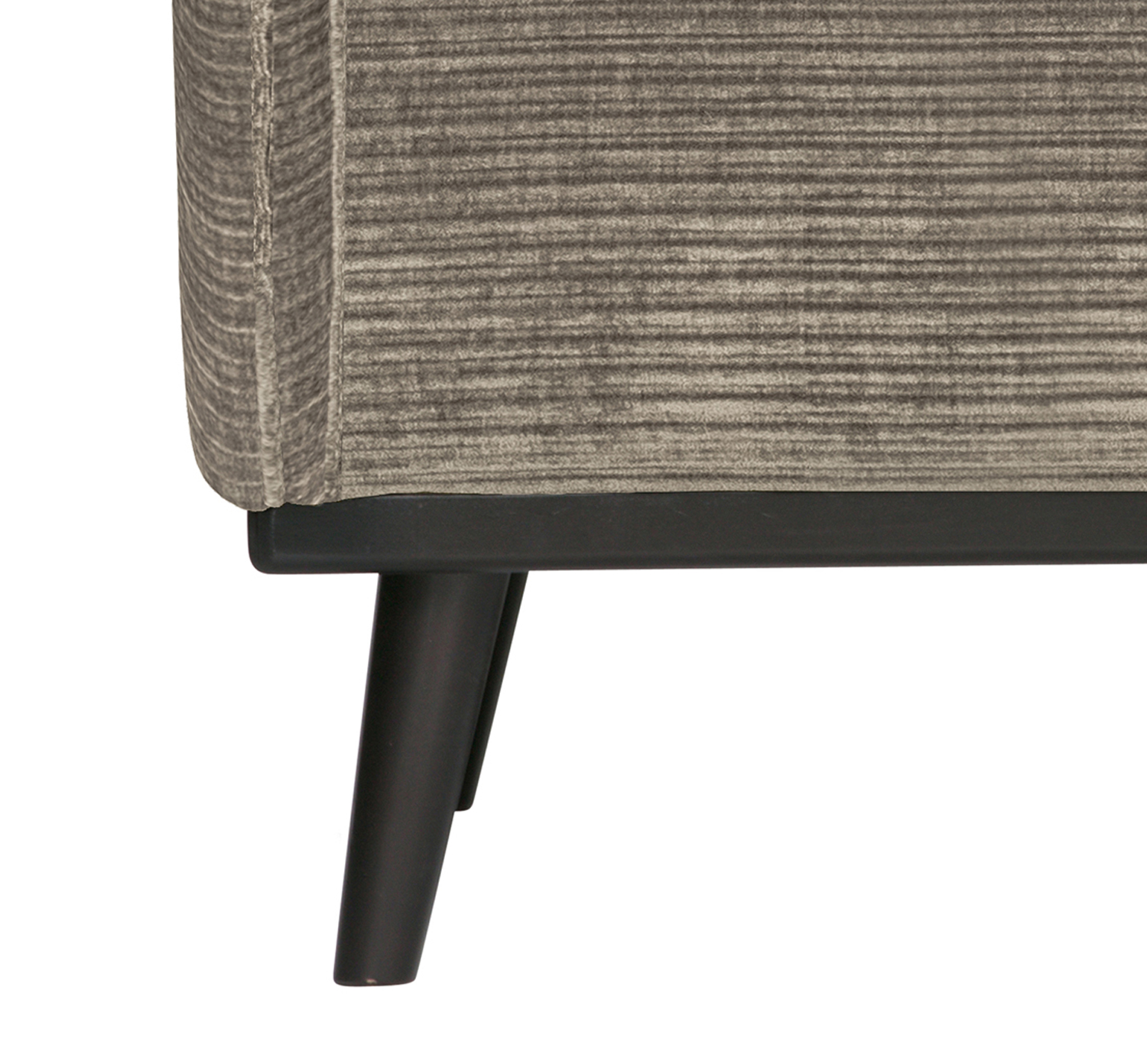 Sessel Statement Rib Cord lehmfarben