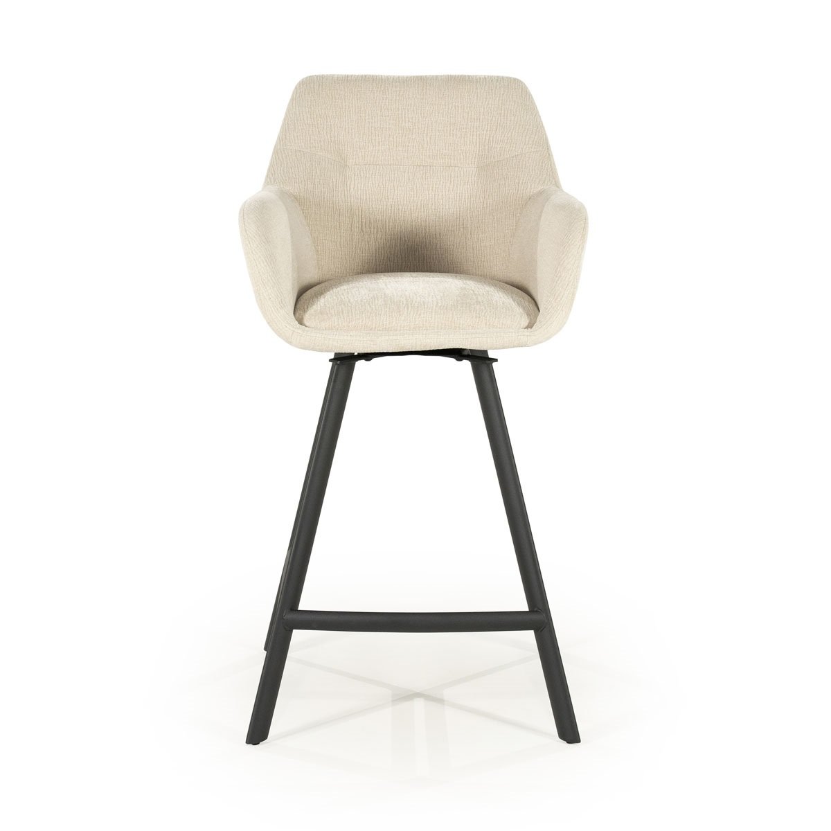 Barstuhl Bliss SH 68,5 beige mit Armlehne drehbar Drehstuhl Barhocker