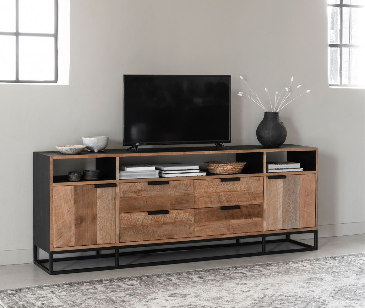 TV Möbel Cosmo No.3 Teakholz 200 cm Sideboard