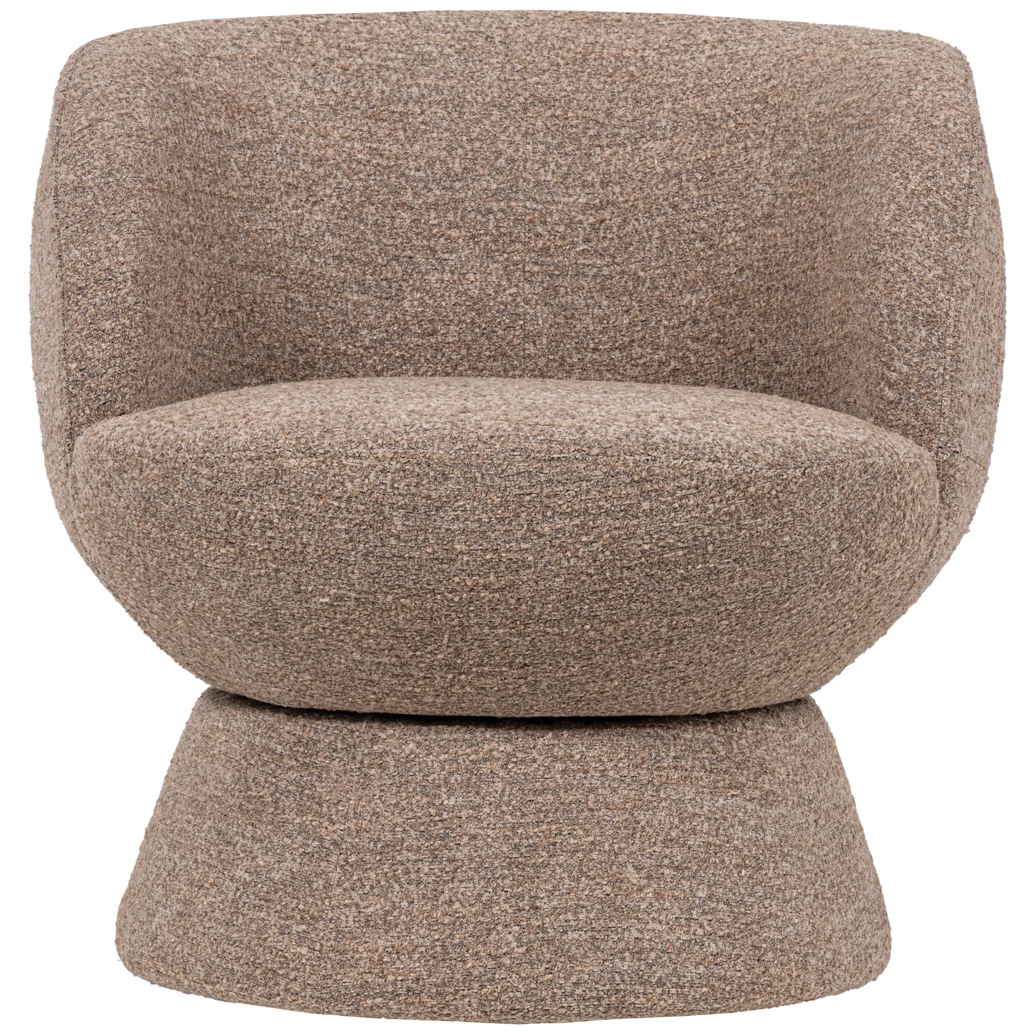 Sessel SHUFFLE Drehsessel Webstoff Melange braun